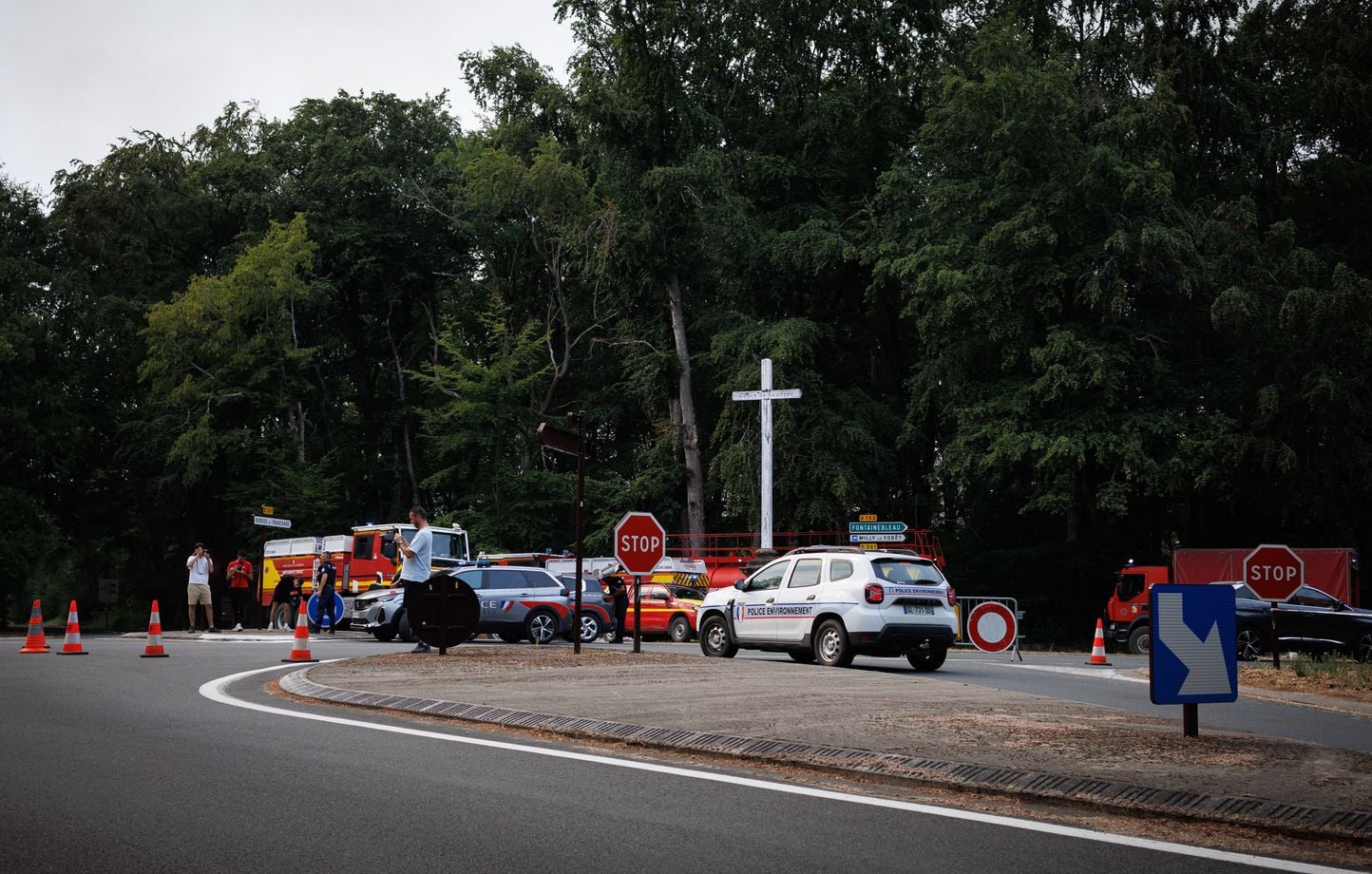 Detenido un hombre tras un intento de incendio cerca del bosque de Fontainebleau Detenido un hombre tras un intento de incendio cerca del bosque de Fontainebleau